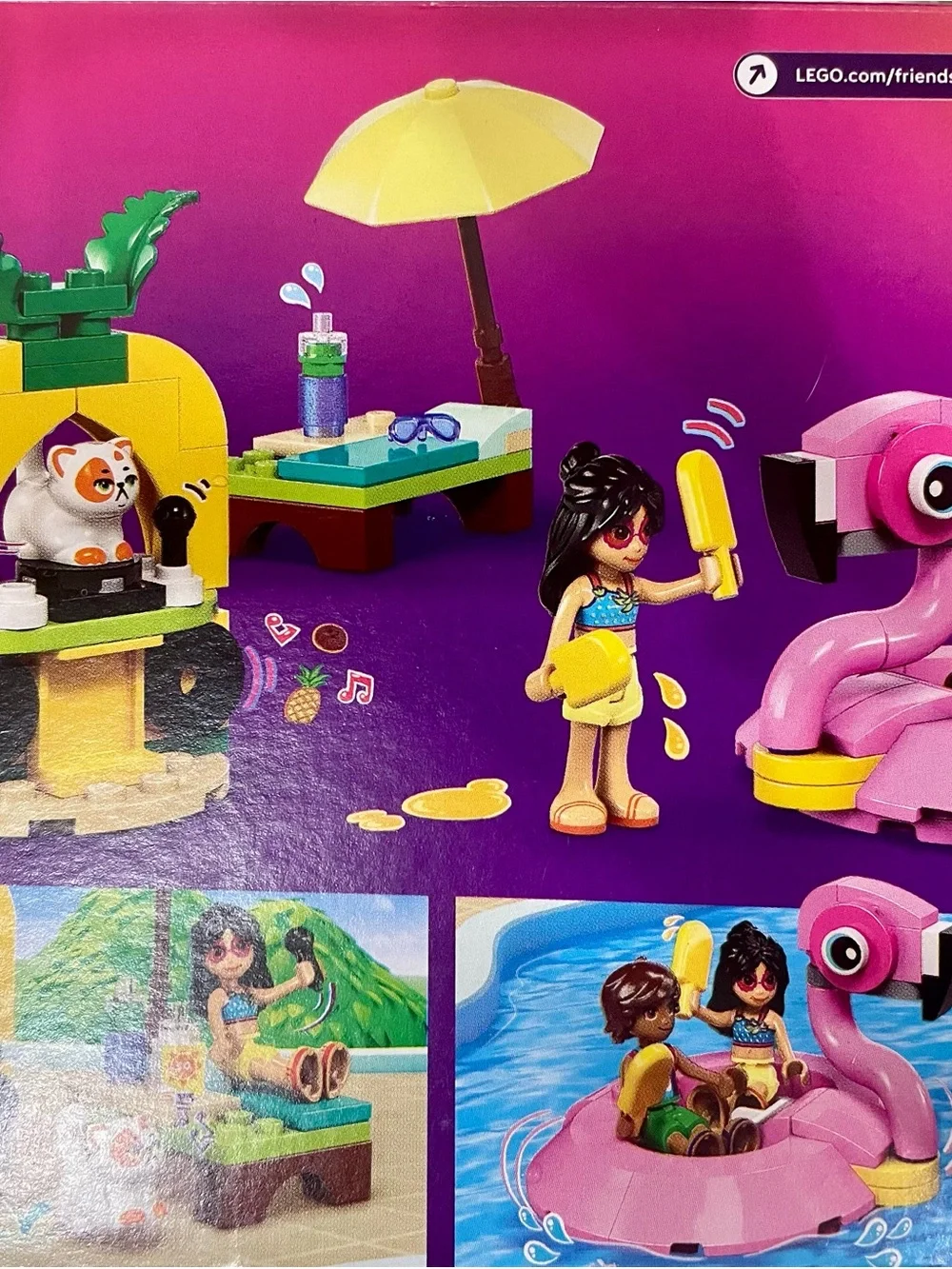 LEGO Pink Flamingo & Unicorn Pool Float Playset - Kids Toys 99 pc
